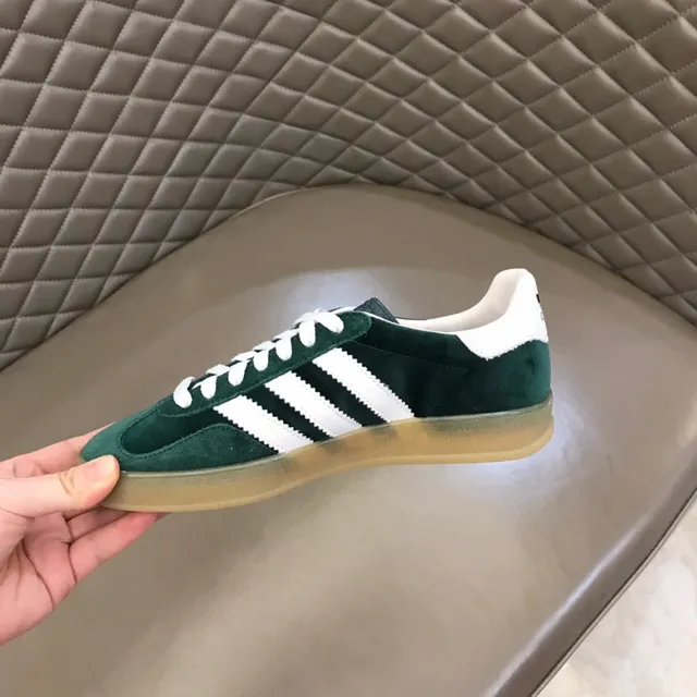 Adidas Samba OG Green and White Lifestyle Sneakers