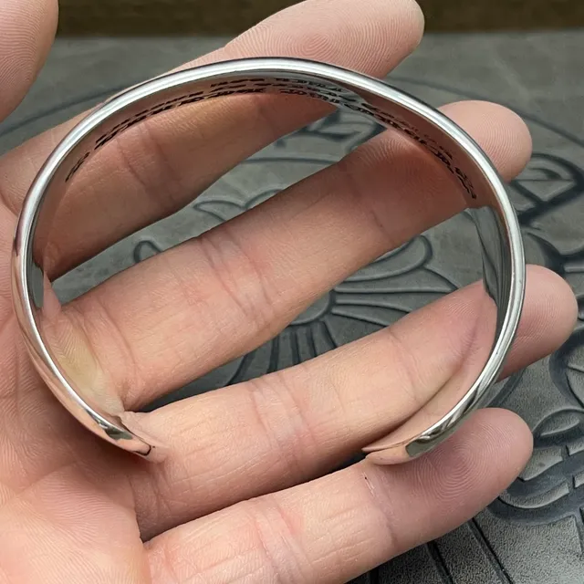 Chrome Hearts Gothic Script Cuff Bracelet