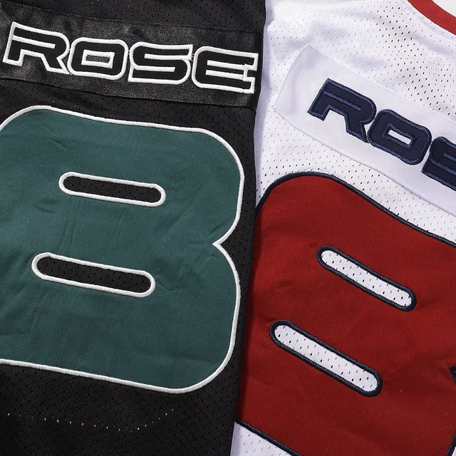 Supreme Rose Collaboration White Red V-Neck Mesh Construction Jersey