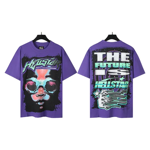 Hellstar Path to Paradise The Future Is Hellstar Oversized Graphic T-Shirt