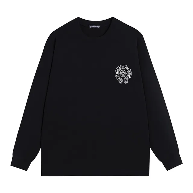 Chrome Hearts Graphic Back Print Black Long-Sleeve T-Shirt