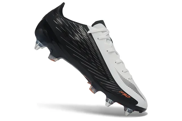 Puma F50 Sprintweb Black White Orange Firm-Ground Soccer Shoes