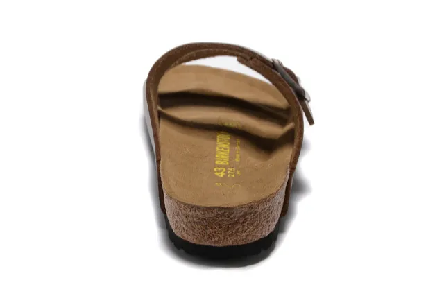 Birkenstock Arizona Brown Leather Two-Strap Casual Sandals