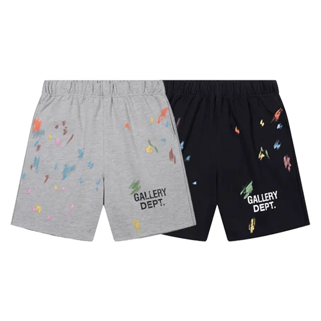Gallery Dept Paint-Splatter Graphic Shorts