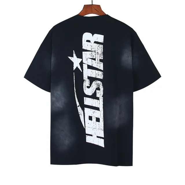 Hellstar Flame Profile Distressed Print Oversized T-Shirt
