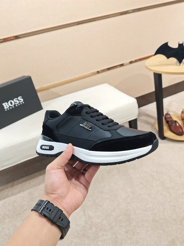 Hugo Boss Black and White Lifestyle Sneaker