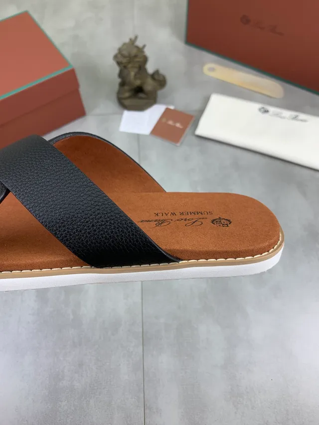 Brown Beige Crossed-Strap Slide-On Casual Sandals