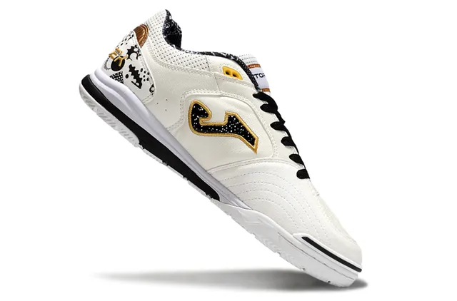 Joma White Multicolor Low-Top Lace-Up Synthetic-Perforated Upper Sneakers
