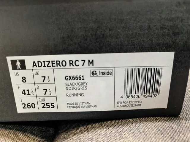 Adidas Adizero RC 1 White Red Black Running Shoes