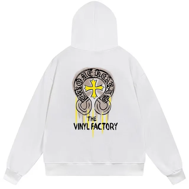 Black Graphic-Back Oversized Hoodie