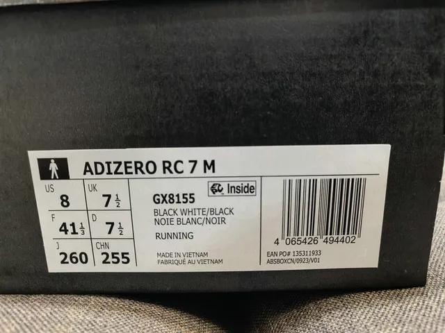 Adidas Adizero RC 1 White Red Black Running Shoes