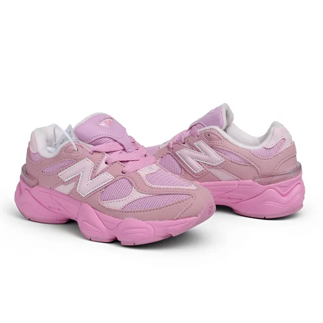 New Balance 9060 Pink Mauve Chunky Sneakers