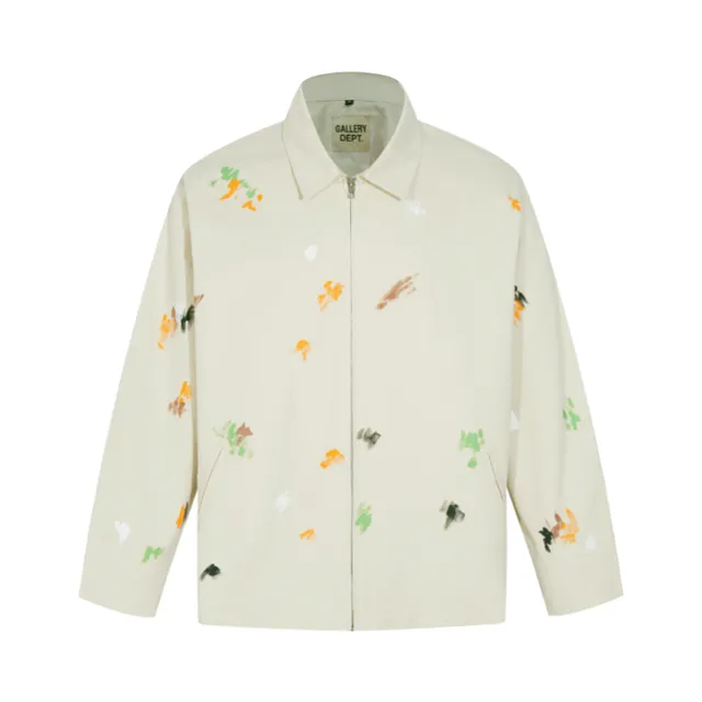 Gallery Dept Paint-Splatter Print Off-White Jacket