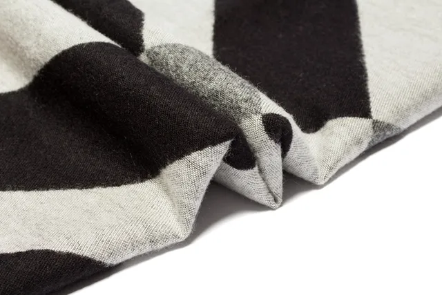 UGG Plaid-Striped Cashmere Scarf