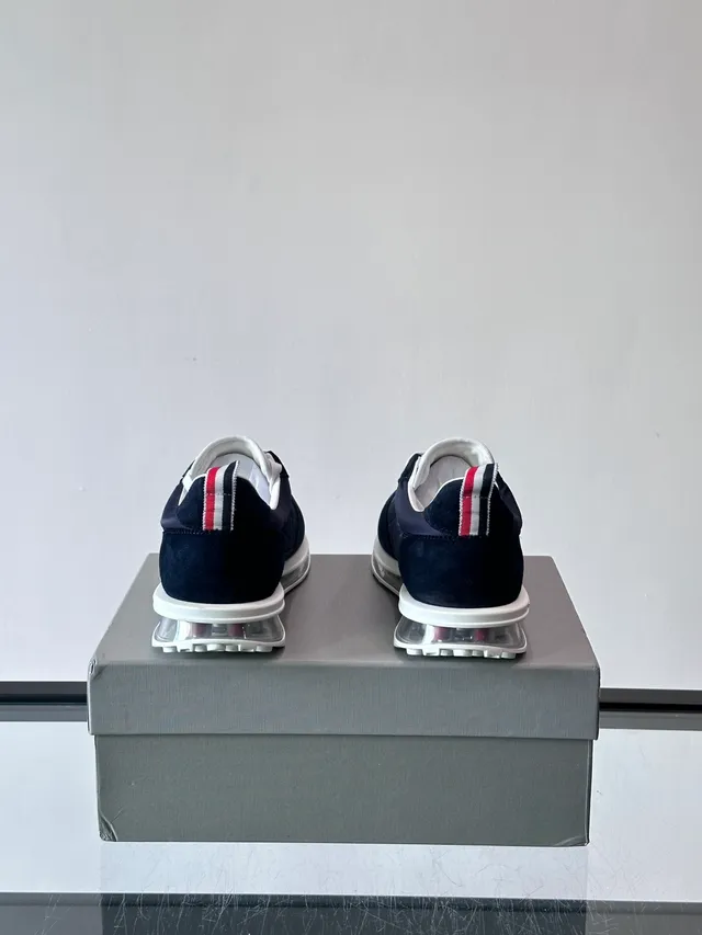 Thom Browne Air Quilted Runner Navy White Lifestyle Sneakers