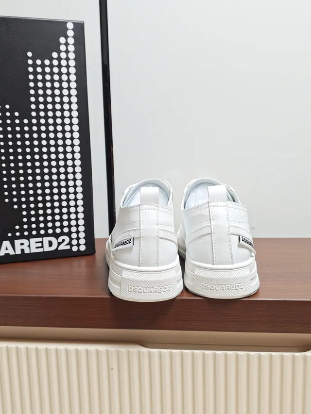 Dsquared2 ICON White Platform Lifestyle Sneakers