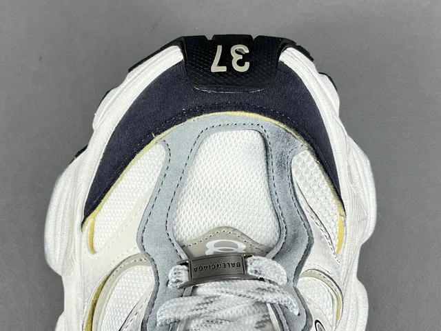 New Balance 9060 White and Black Chunky Sneakers