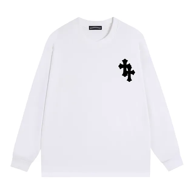 Comme des Garçons PLAY White Black Long-Sleeve Crewneck T-Shirt