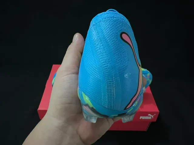 Puma Future Z Pixel Art Bright Blue Multicolor Firm-Ground Soccer Shoes