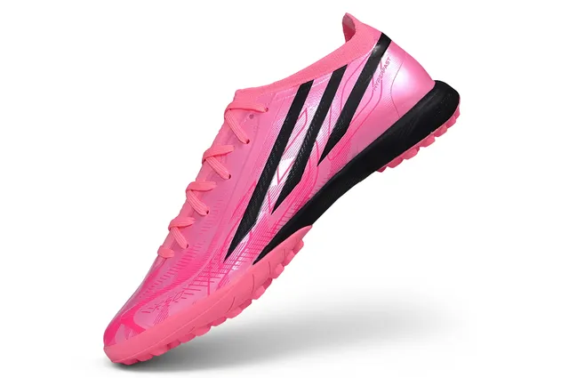 Adidas Hyperfast Pink and Black Turf Soccer Shoes