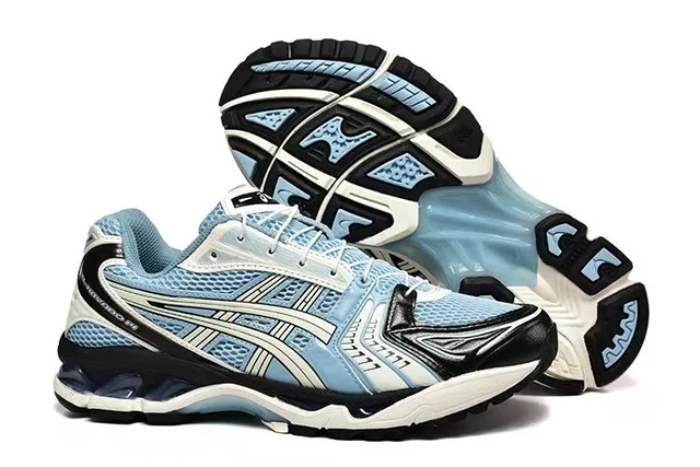 ASICS Gel-Kayano Light Blue Black White Running Shoes