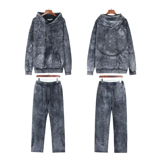 Hellstar Acid-Wash Graphic Tracksuit