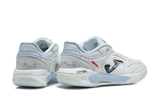 Joma Top Flex White Blue Synthetic-Mesh Upper Lifestyle Sneakers