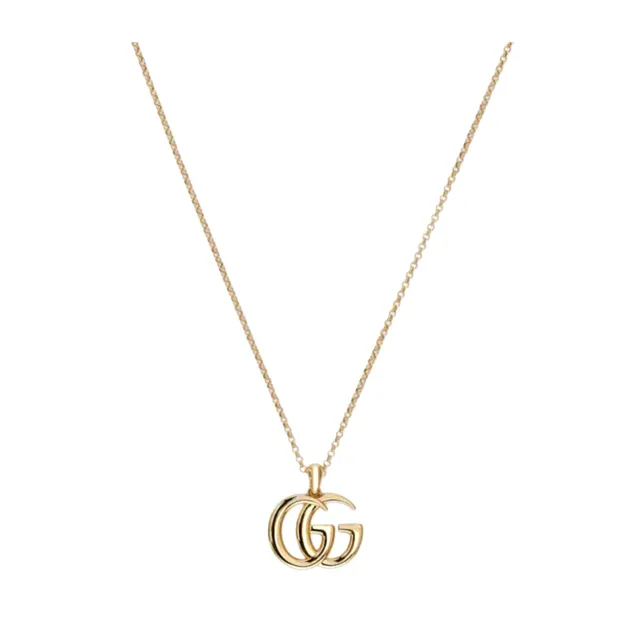 Gucci GG Marmont Gold-Tone Interlocking G Chain Bracelet