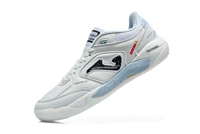 Joma Top Flex White Blue Synthetic-Mesh Upper Lifestyle Sneakers