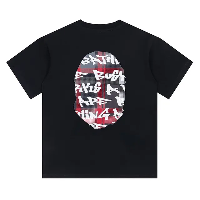 A Bathing Ape Ape Head Graphic Black T-Shirt