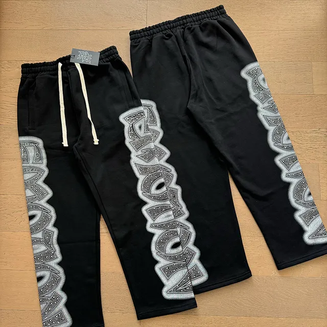 Mixed Emotion EMOTION Rhinestone Graphic Tracksuit