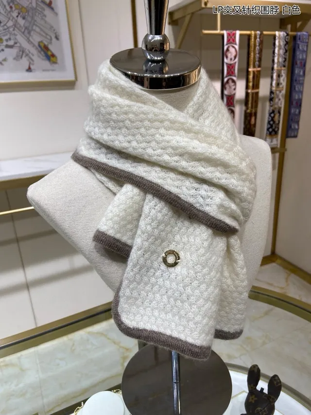 White Brown Cross-Knit Texture Ribbed Trim Cardigan