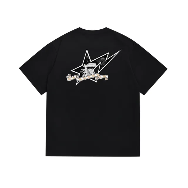 A Bathing Ape Graphic Print Crew-Neck Relaxed Fit T-Shirt