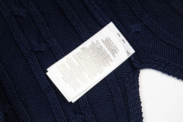 Polo Ralph Lauren Beige Navy Cable-Knit Sleeveless Polo Shirt