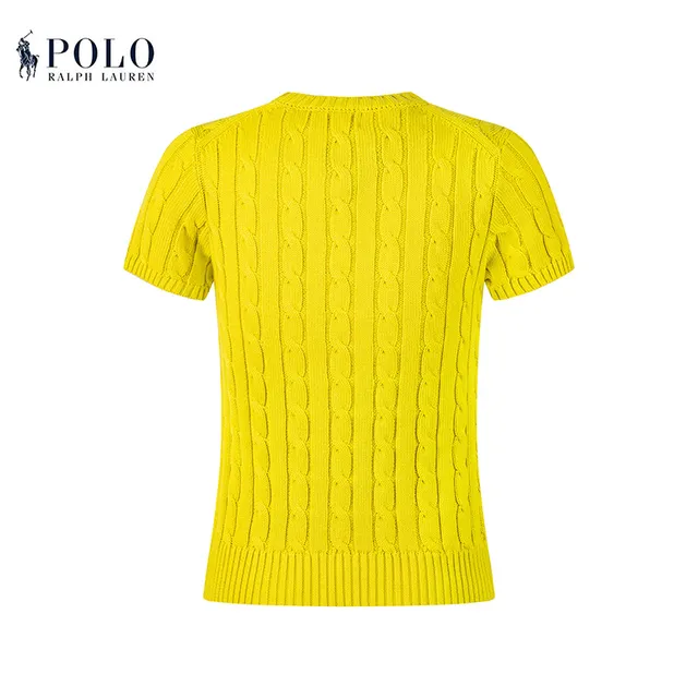 Polo Ralph Lauren Cable Knit Short-Sleeve Sweater