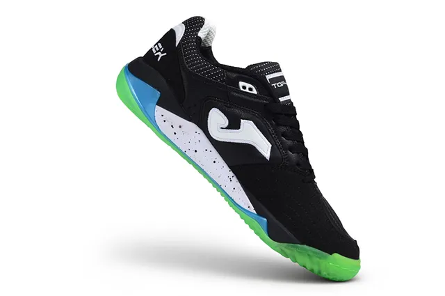 Joma Flex Black Green Perforated Synthetic Upper Lifestyle Sneakers