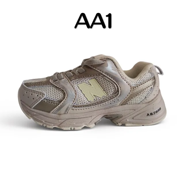 New Balance 9060 Beige Silver Chunky Sneakers