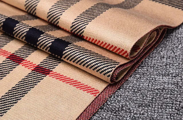 UGG Plaid Woven Cashmere Scarf