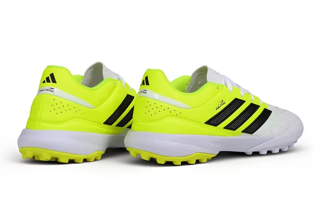 Adidas adizero Lightstrike Neon Yellow White Black Turf Soccer Shoes