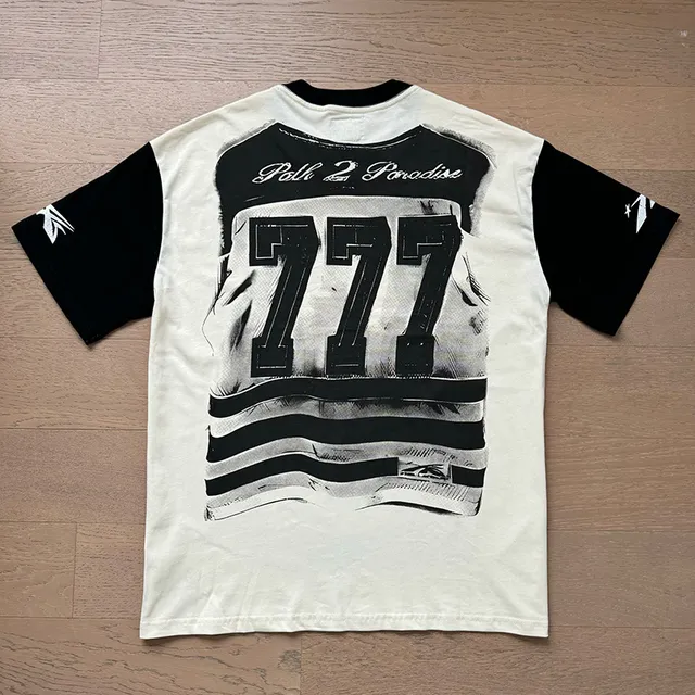 Hellstar Graphic Print Contrast-Sleeve Oversized T-Shirt