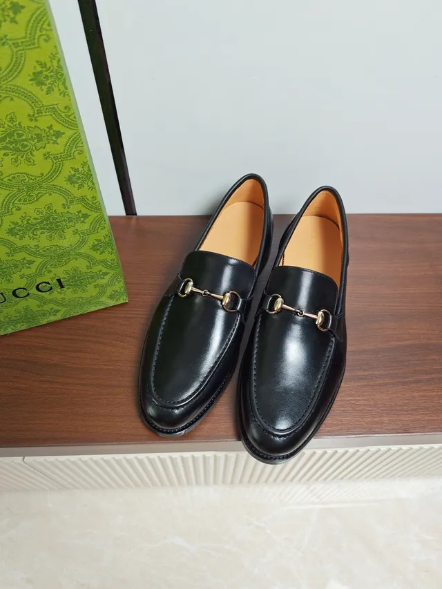 Gucci Horsebit 1955 Black Leather Horsebit Loafers