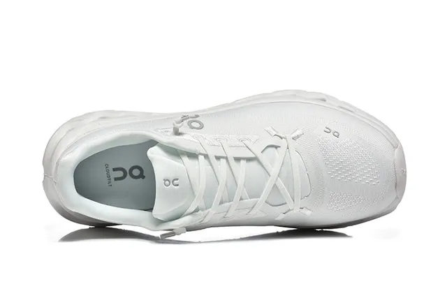On Cloudmonster White Running Shoes