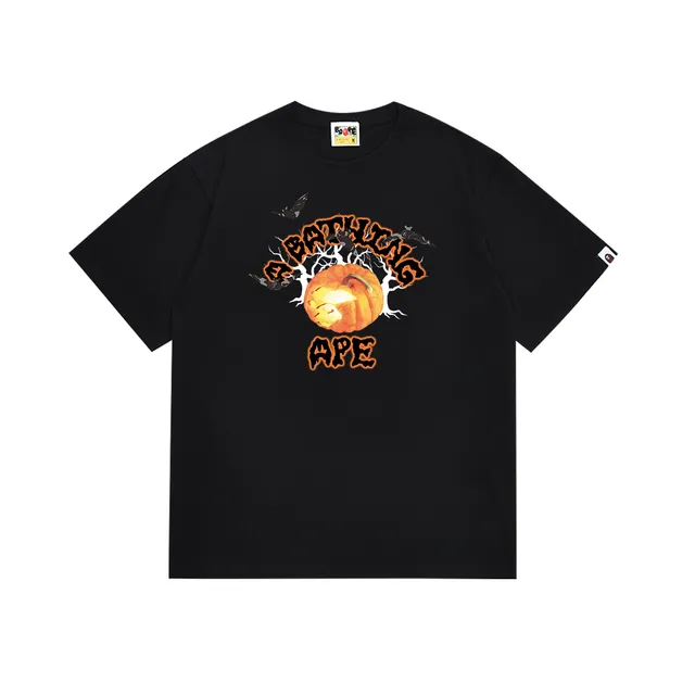 A Bathing Ape Pumpkin Halloween Graphic T-Shirt