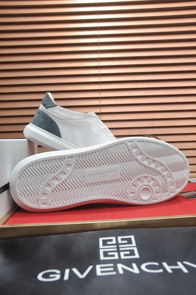 Givenchy City Sport White and Gray Leather Lifestyle Sneakers