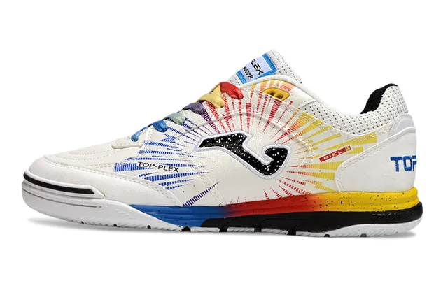 Joma Multicolor White Low-Top Mesh Upper Sneakers