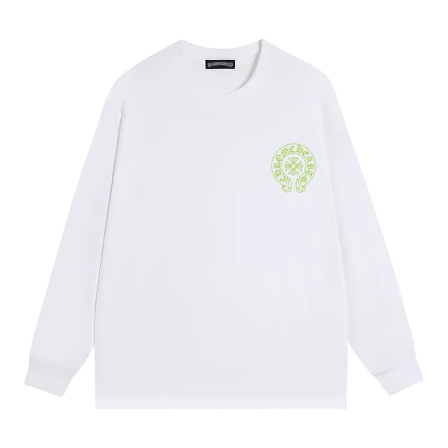 Chrome Hearts Circular Horseshoe Logo Black Long-Sleeve T-Shirt