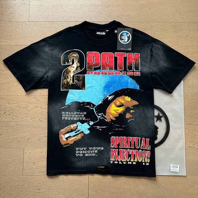Hellstar Graphic Print Double-Sided T-Shirt