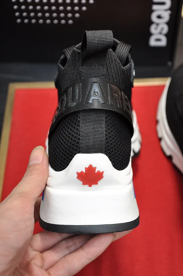 Dsquared2 ICON Black and White Chunky Sneakers