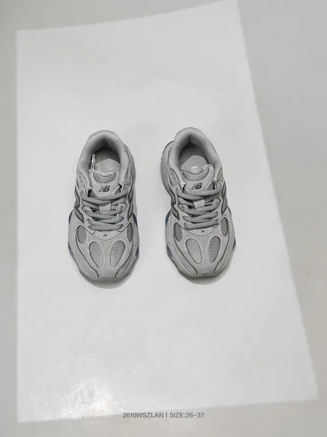 New Balance 9060 Gray and Black Chunky Sneakers