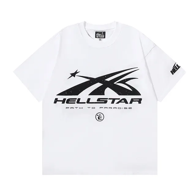 Hellstar Path to Paradise Graphic Print White T-Shirt